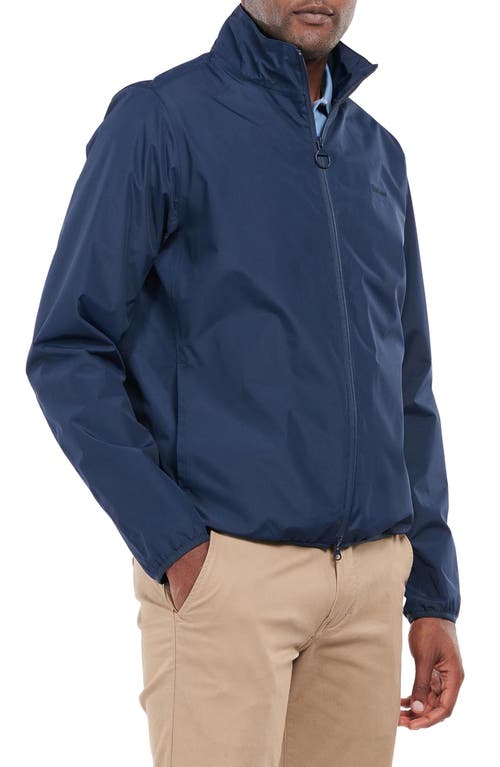 Barbour Korbel Zip-Up Rain Jacket Navy at Nordstrom,