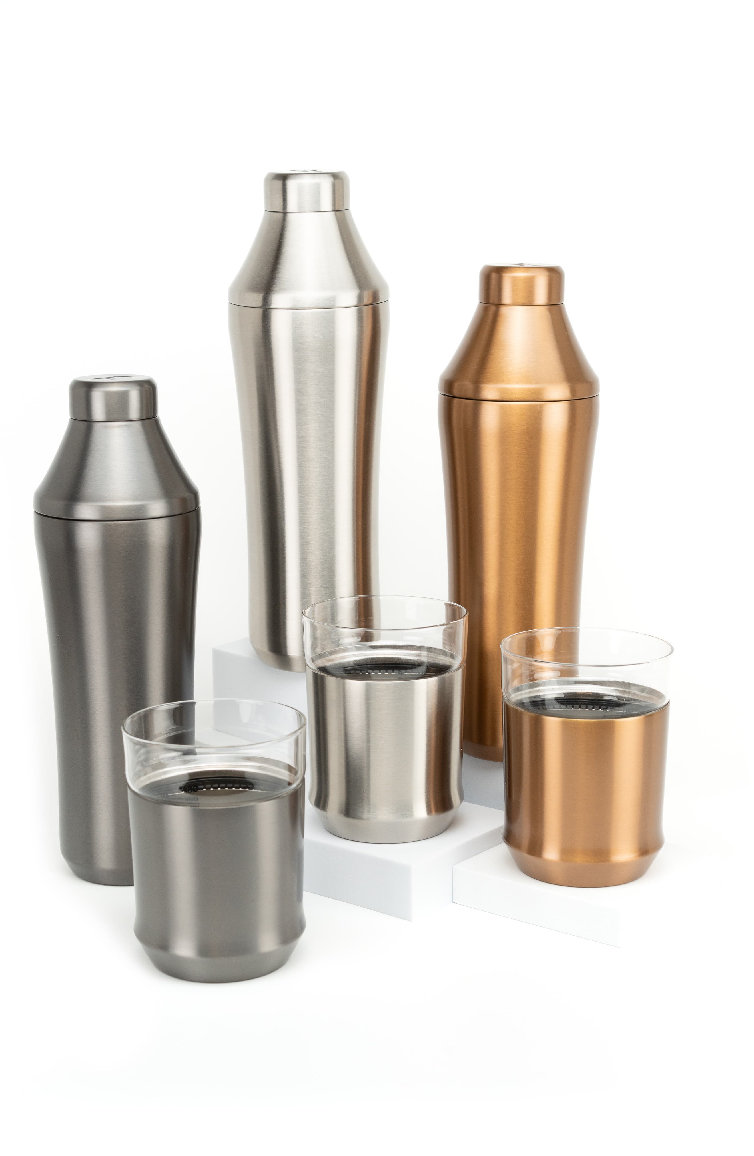 Elevated Craft Hybrid Cocktail Shaker in Copper