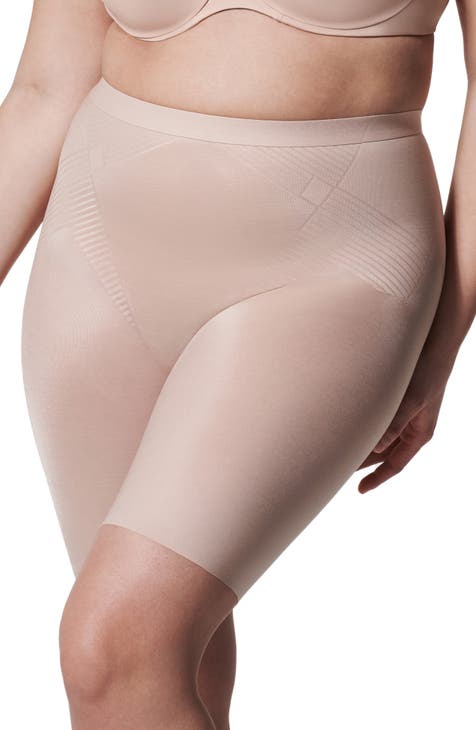 SPANX Women's Plus Size Everyday Shaping Panties Mid-Thigh Short 10149P -  Macy's