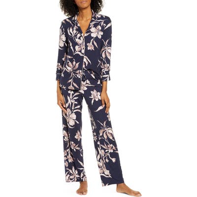 Nordstrom Lingerie Moonlight Pajamas, Blue