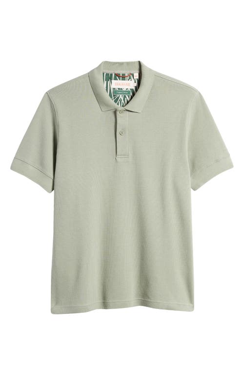 Shop Sealskinz Felthorpe Textured Organic Cotton Polo In Green