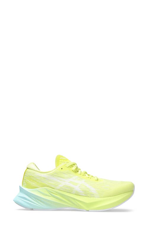 ASICS® Novablast 3 Running Shoe in Glow Yellow/White