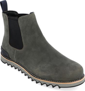 Mens wide width chelsea hot sale boots