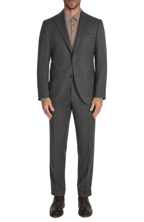 Jack Victor Espirit Stretch Wool Suit in Grey at Nordstrom, Size 36 Regular