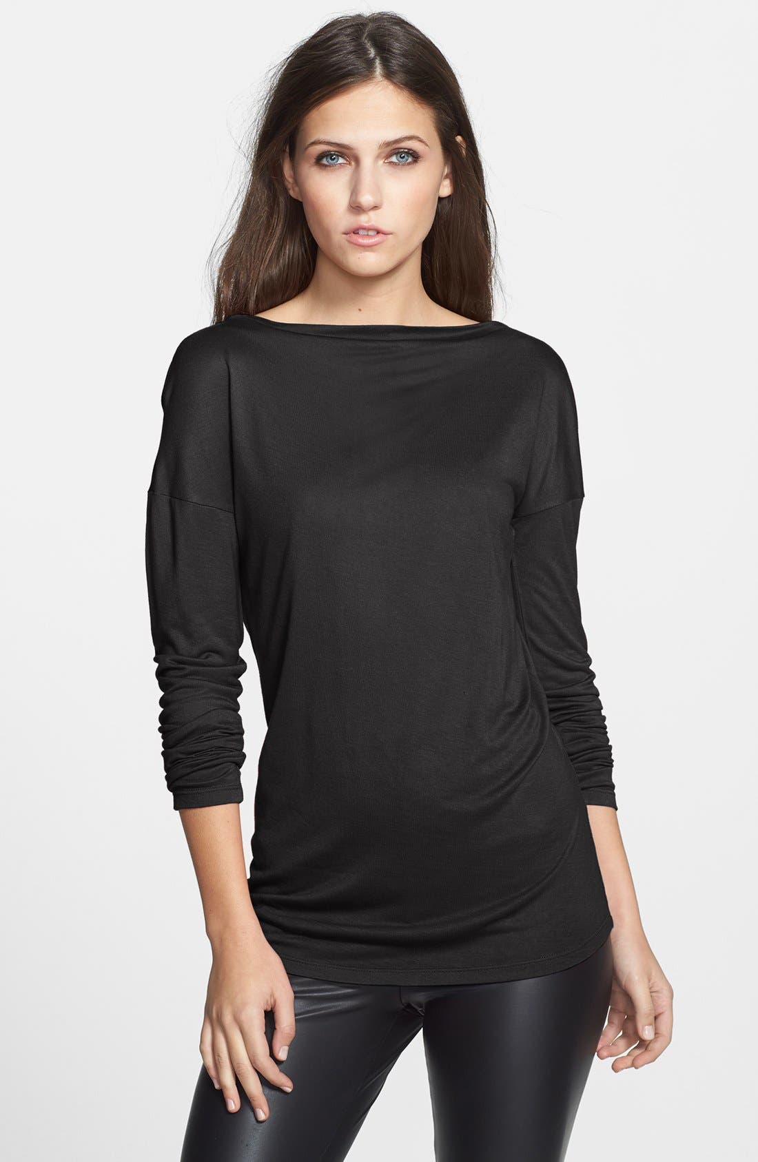 Tildon Long Sleeve Open Back Top Nordstrom