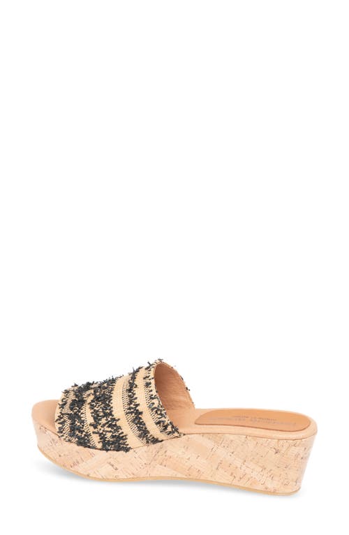 Shop Patricia Green Sybil Platform Wedge Sandal In Natural/black