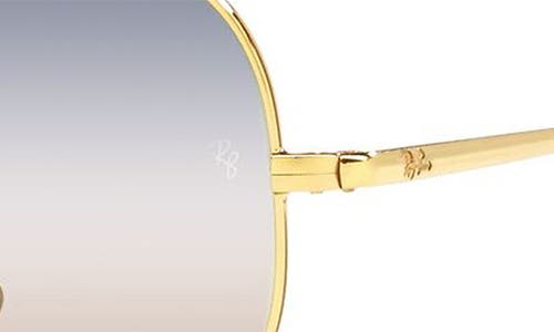Ray Ban Rb3689 Bi-gradient Sunglasses Arista Frame Blue Lenses 55-14 In Arista/clear Blue