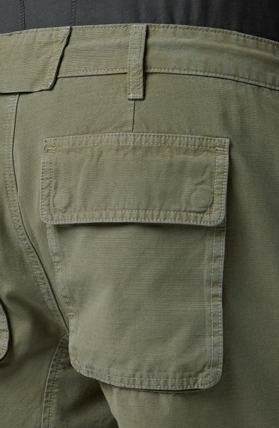 Shop Hudson Jeans Tracker Cargo Shorts In Olive