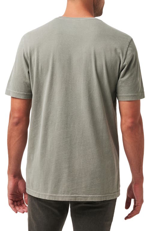 Shop Travismathew Local Favorite Patch Pocket Graphic T-shirt In Dark Olive