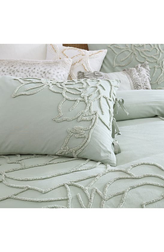 Peri Home Chenille Rose Comforter & Sham Set In Green