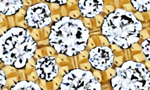 Bony Levy Diamond Stacking Ring In 18k Yellow Gold