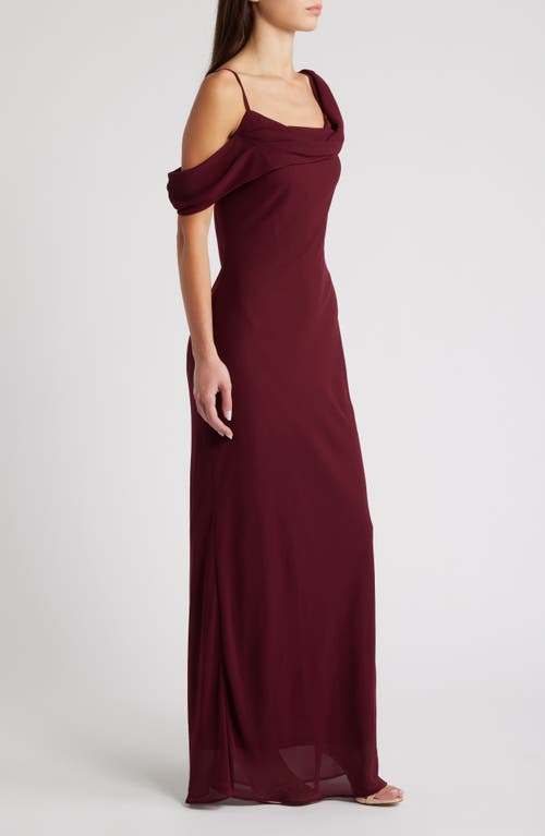 Shop Lulus Exemplary Impression Cocktail Dress In Burgundy