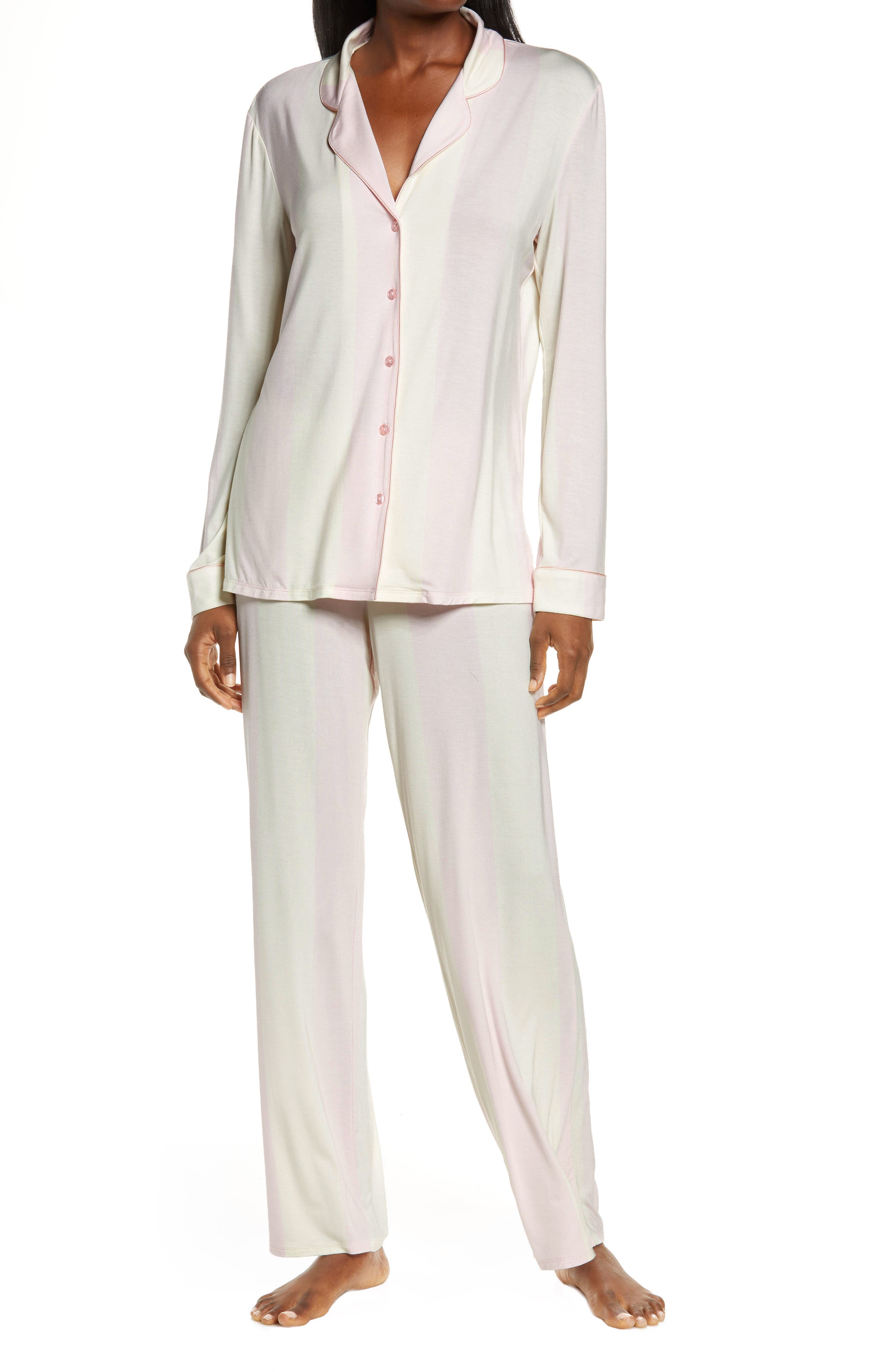 light pink pajama shorts