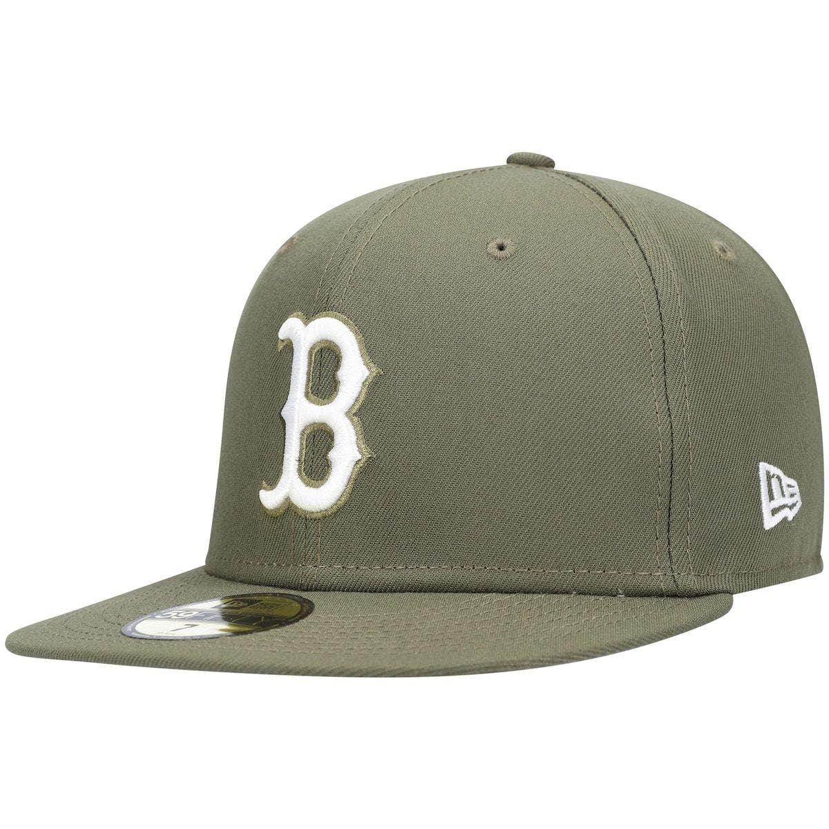 olive green boston red sox hat