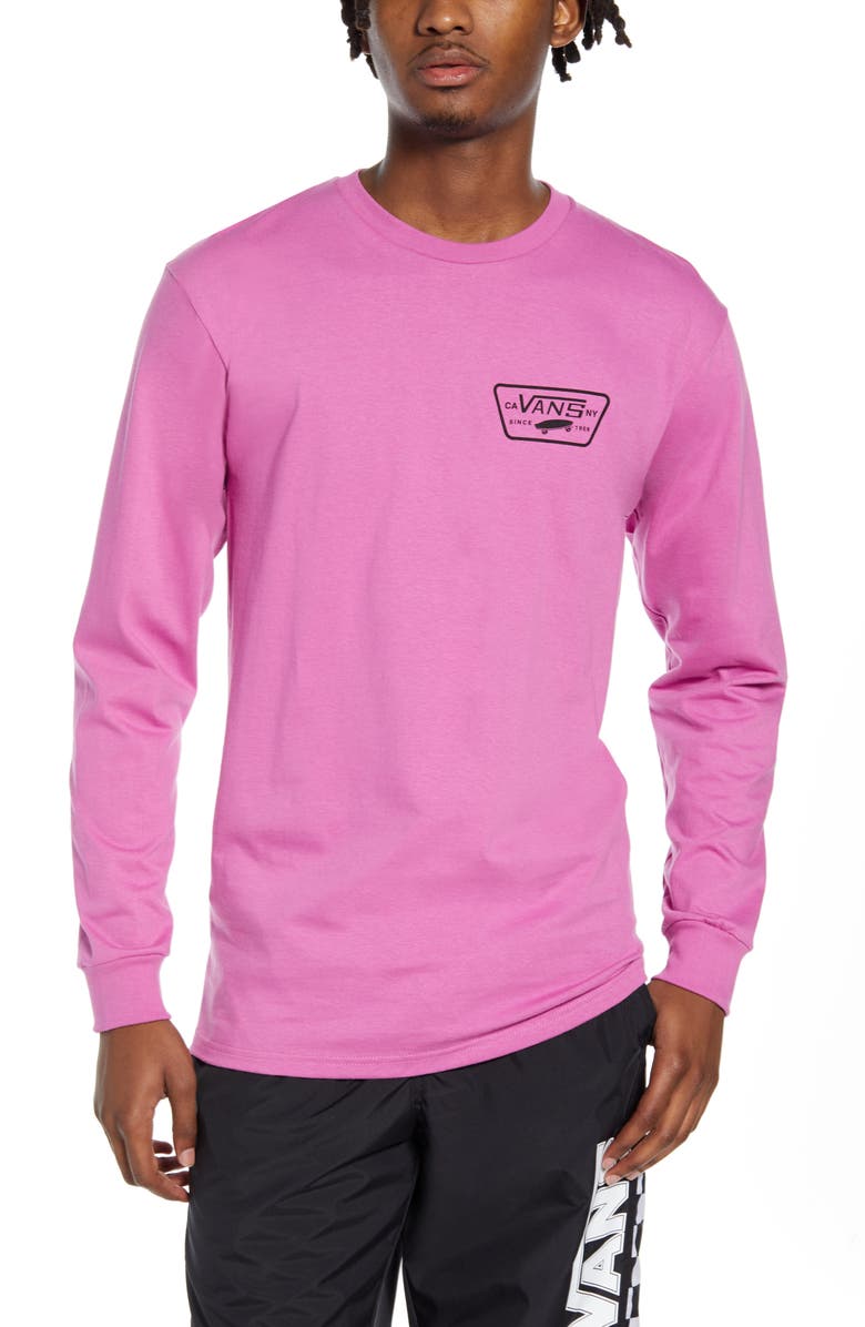Pink vans long sleeve shirt shop