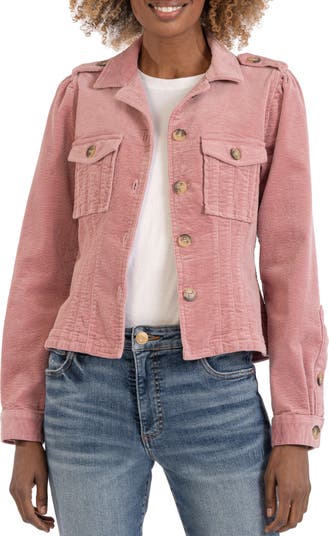 Corduroy trucker 2024 jacket womens