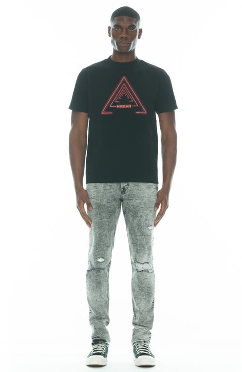 Hvman Punk Stretch Super Skinny Jeans In Carbon