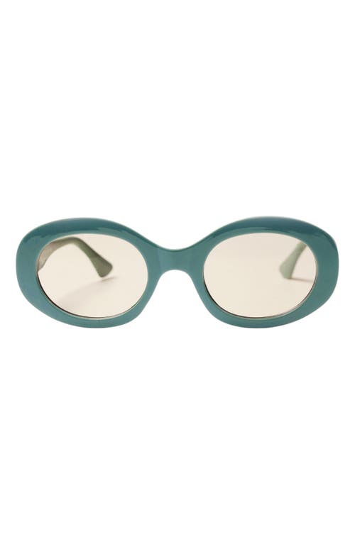 Wisdom Frame 16 Round Sunglasses In Sage