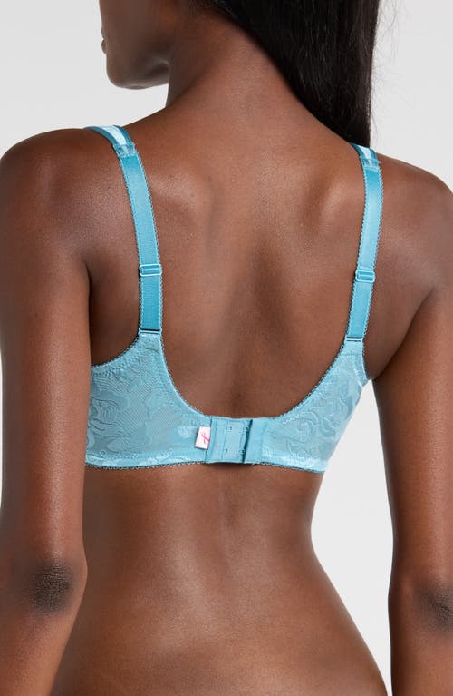 Shop Wacoal Awareness Underwire Bra In Adriatic Blue