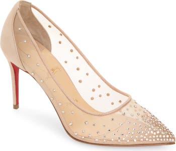follies crystal mesh pump