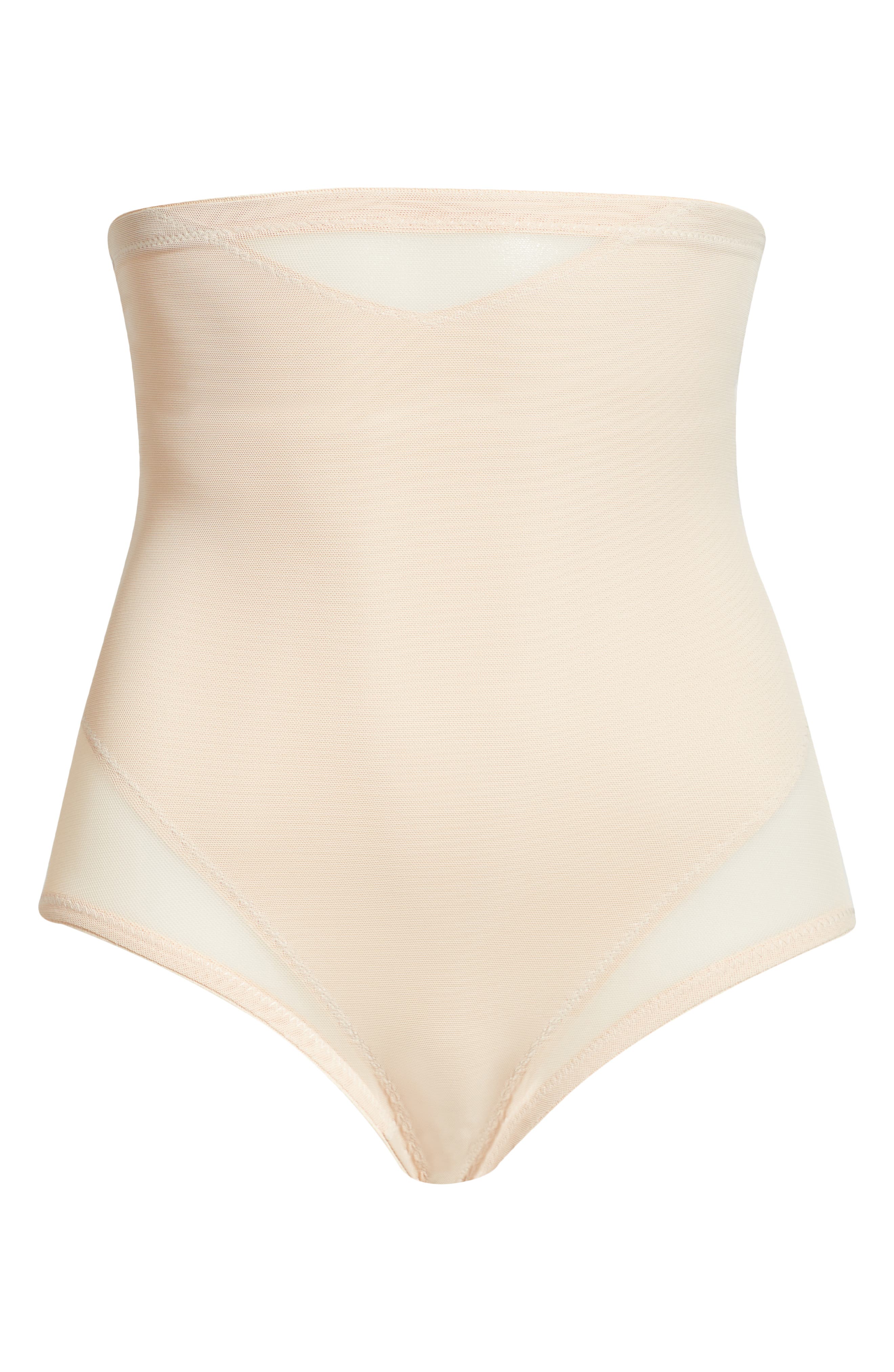 Miraclesuit Women's Extra Firm Tummy-Control Sheer Trim High Waist Brief  2785 - Stucco
