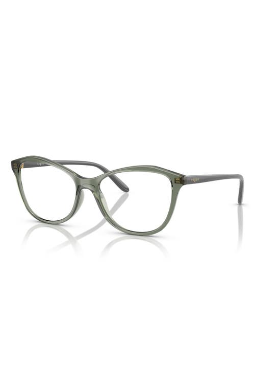 Vogue 52mm Irregular Optical Glasses In Green