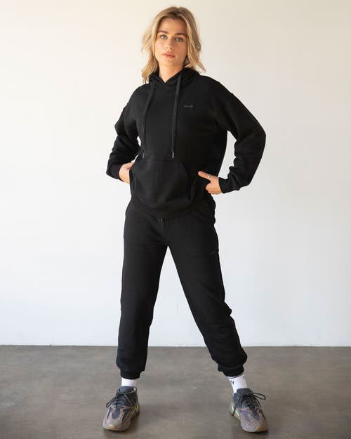 Rebody Active Rebody Lifestyle Hoodie In Metropolis Black/slate