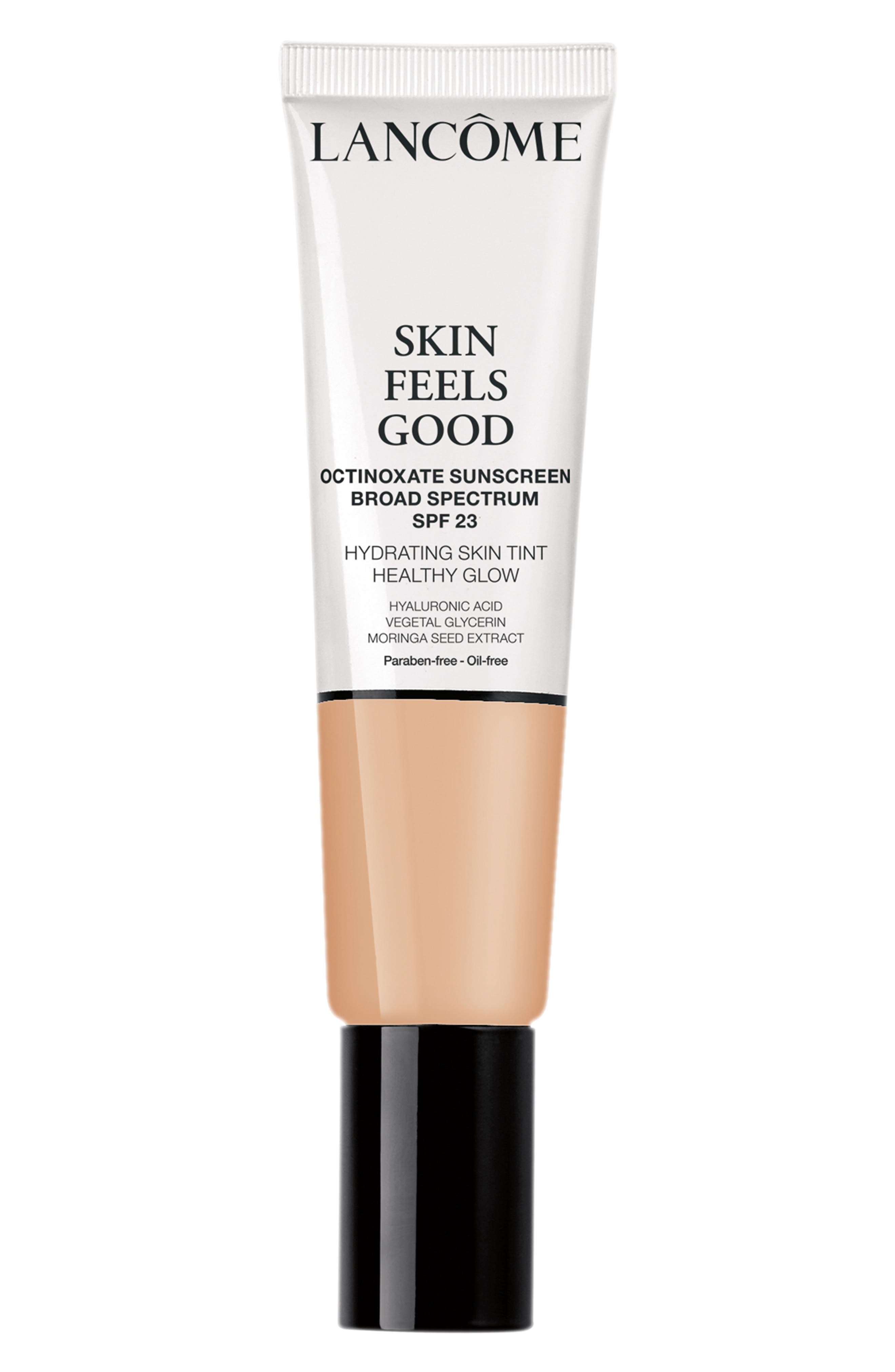 LANCÔME,
                            Skin Feels Good Hydrating Skin Tint Healthy Glow SPF 23,
                            Main thumbnail 1, color,
                            01C COOL PORCELAIN