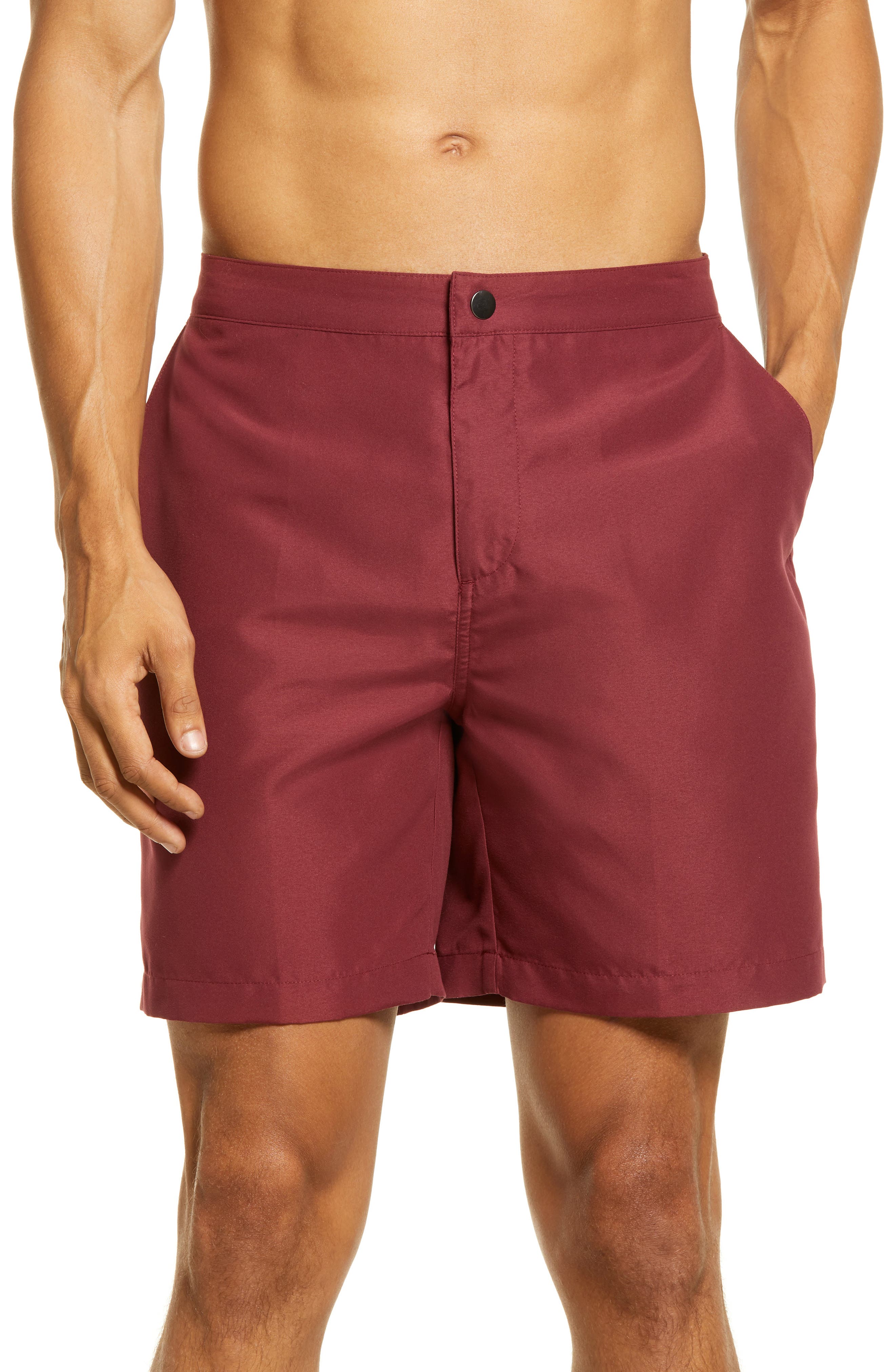 commes de garcon swim trunks