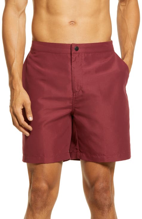 Men's Burgundy Swim Trunks & Swimwear | Nordstrom