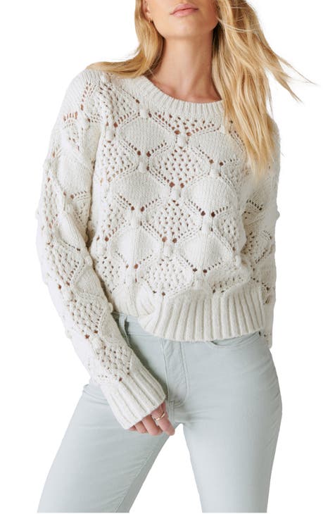 Lucky Brand, Sweaters, Lucky Brand Knit Open Front Cardigan Xs