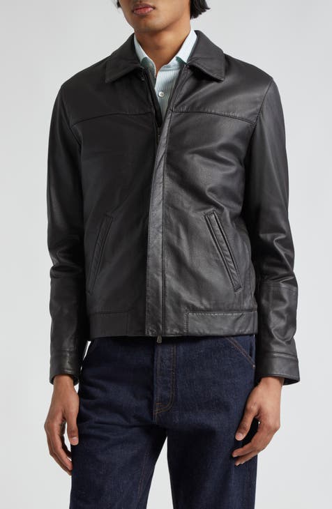 Men's Leather Bomber Jackets | Nordstrom