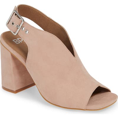 Bp. Block Heel Sandal- Beige