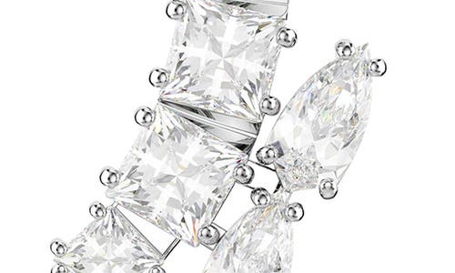 Swarovski Maxtrix Pendant Necklace In Silver