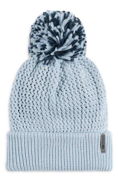 Outdoor Research Layer Up Pom Beanie in Arctic/Naval Blue
