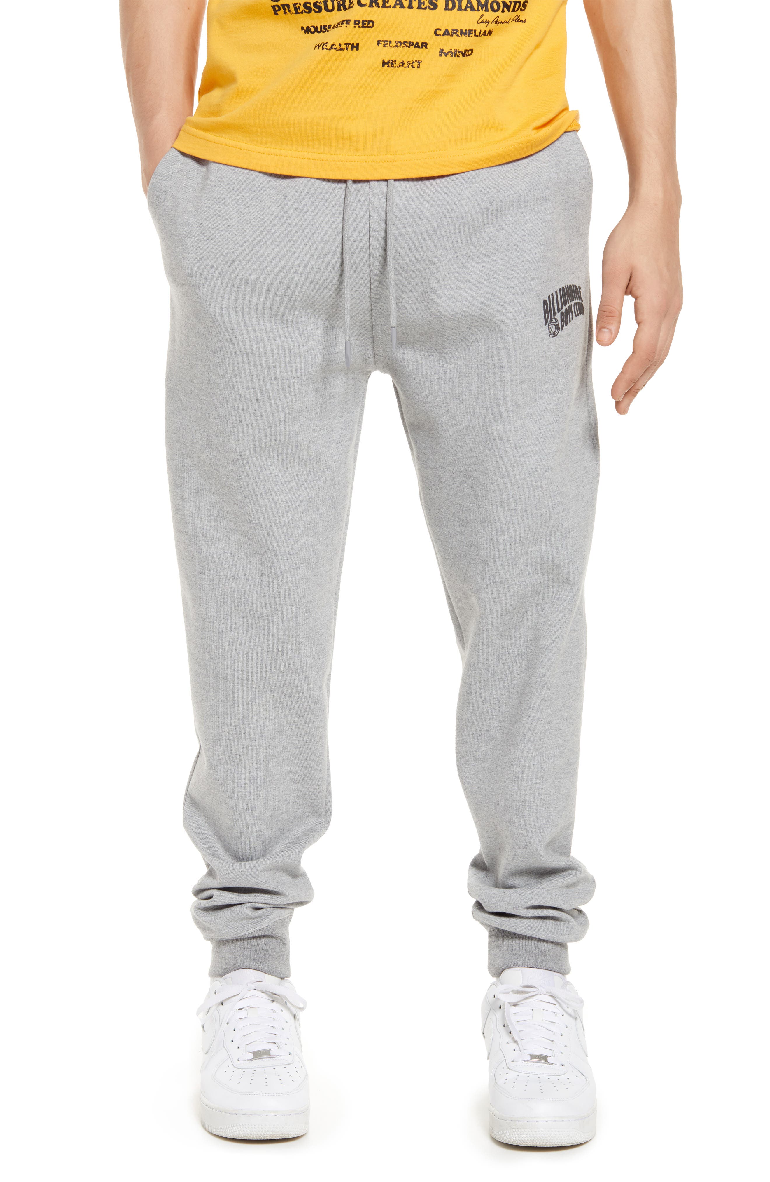 mens grey joggers designer