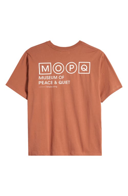 Shop Museum Of Peace And Quiet Museum Of Peace & Quiet Simple Living Graphic T-shirt In Coral