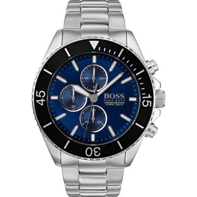 Boss Ocean Edition Chronograph Bracelet Watch, 4m