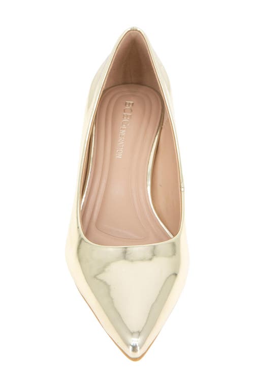 Bcbg Dovi Pointed Toe Pump In Platino