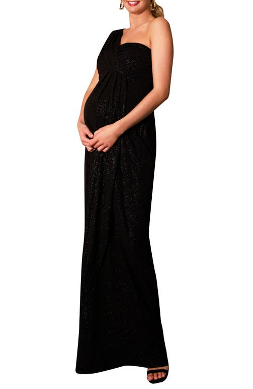Tiffany Rose Galaxy One-Shoulder Maternity Gown in Night Sky at Nordstrom