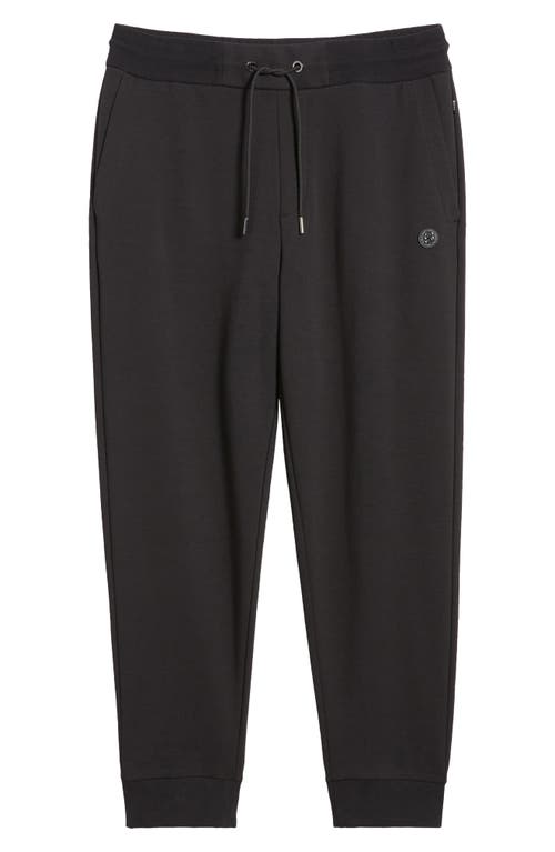 Shop Hugo Boss Boss Locsin Cotton Blend Joggers In Black