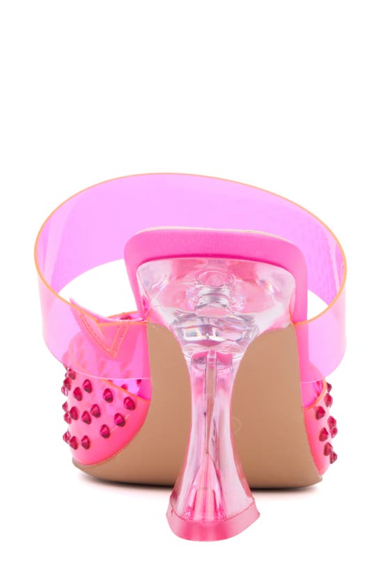 Fashion To Figure Jazz Pointed Toe Pump In Neon Pink