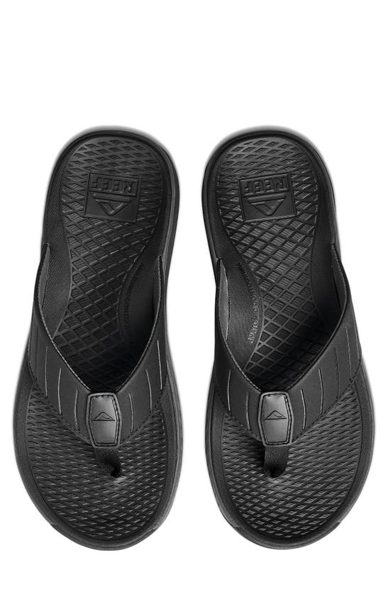 Shop Reef The Deckhand Flip Flop In Black