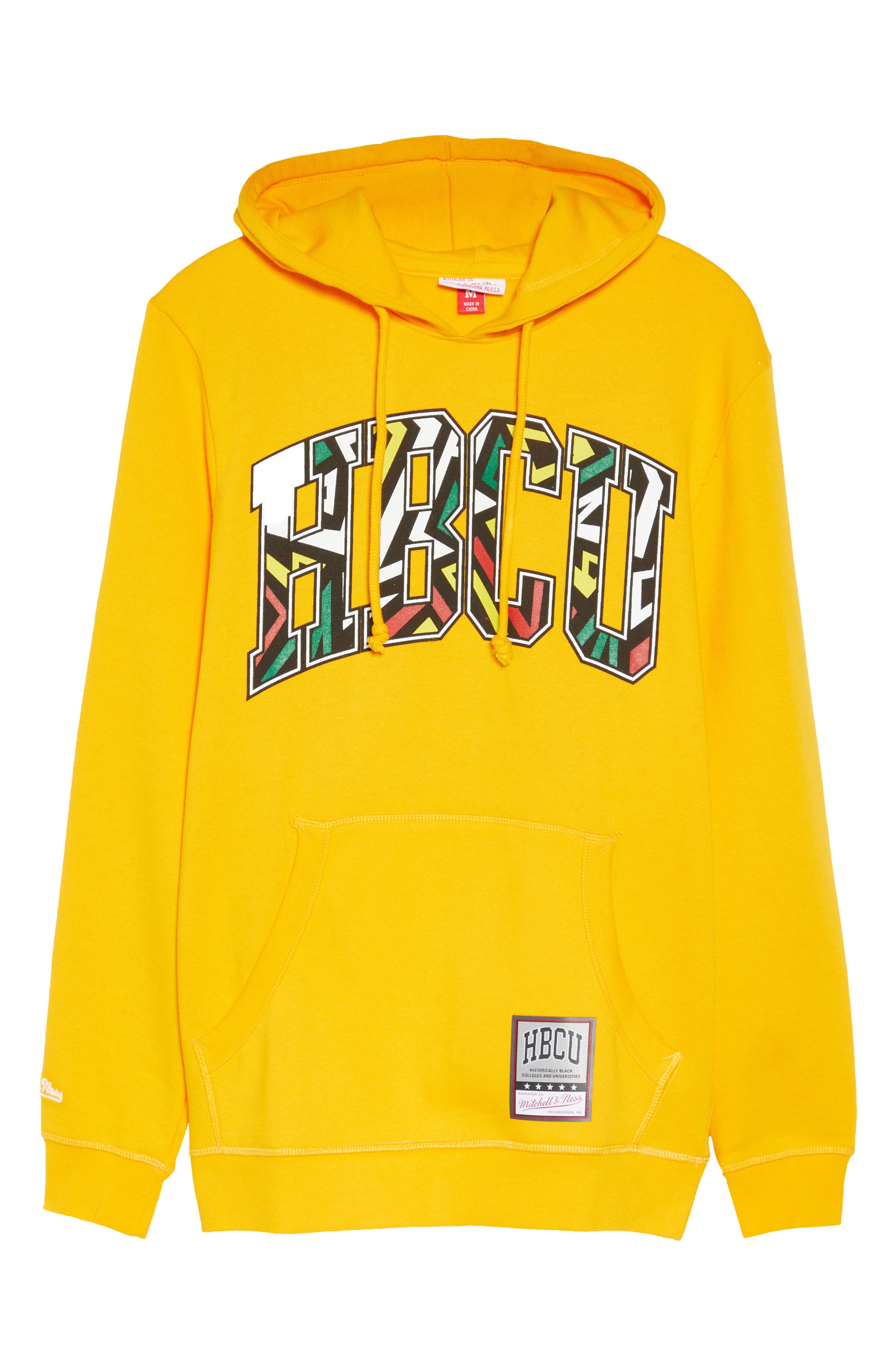 graphic yellow hoodie