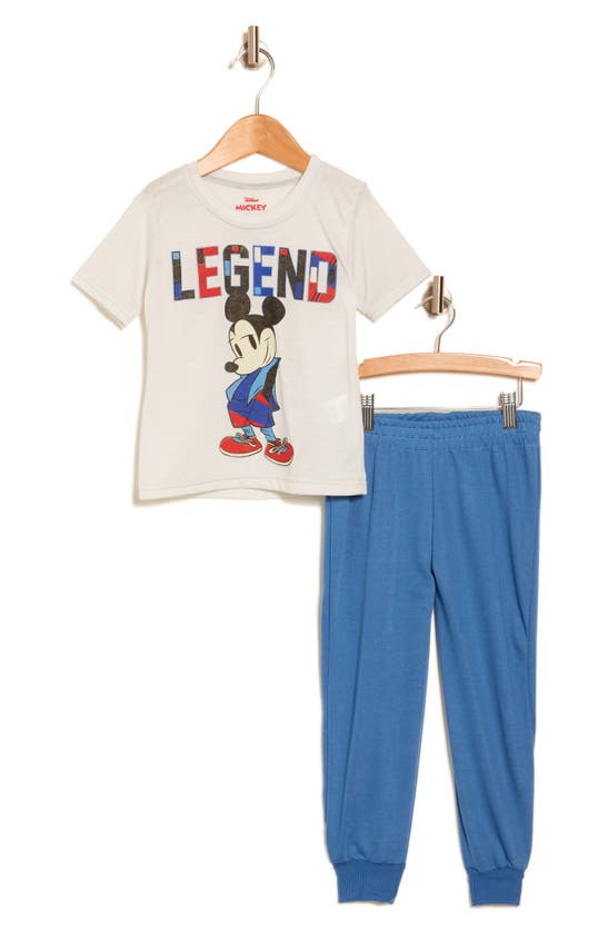 Shop Assorted Kids' Mickey Legend Tee & Joggers Set In Grey