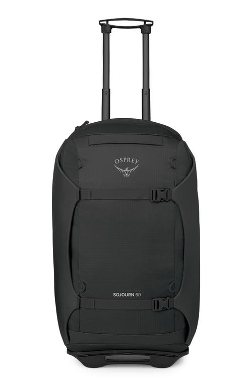 Sojourn 25-Inch Wheeled Recycled Nylon Travel Pack in Black