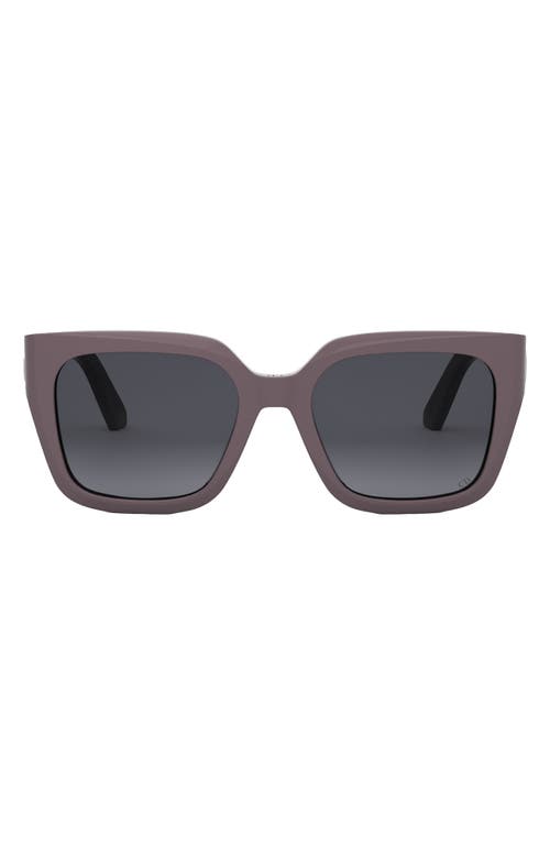 Shop Dior 30montaigne S8u 54mm Square Sunglasses In Grey/other/gradient Smoke