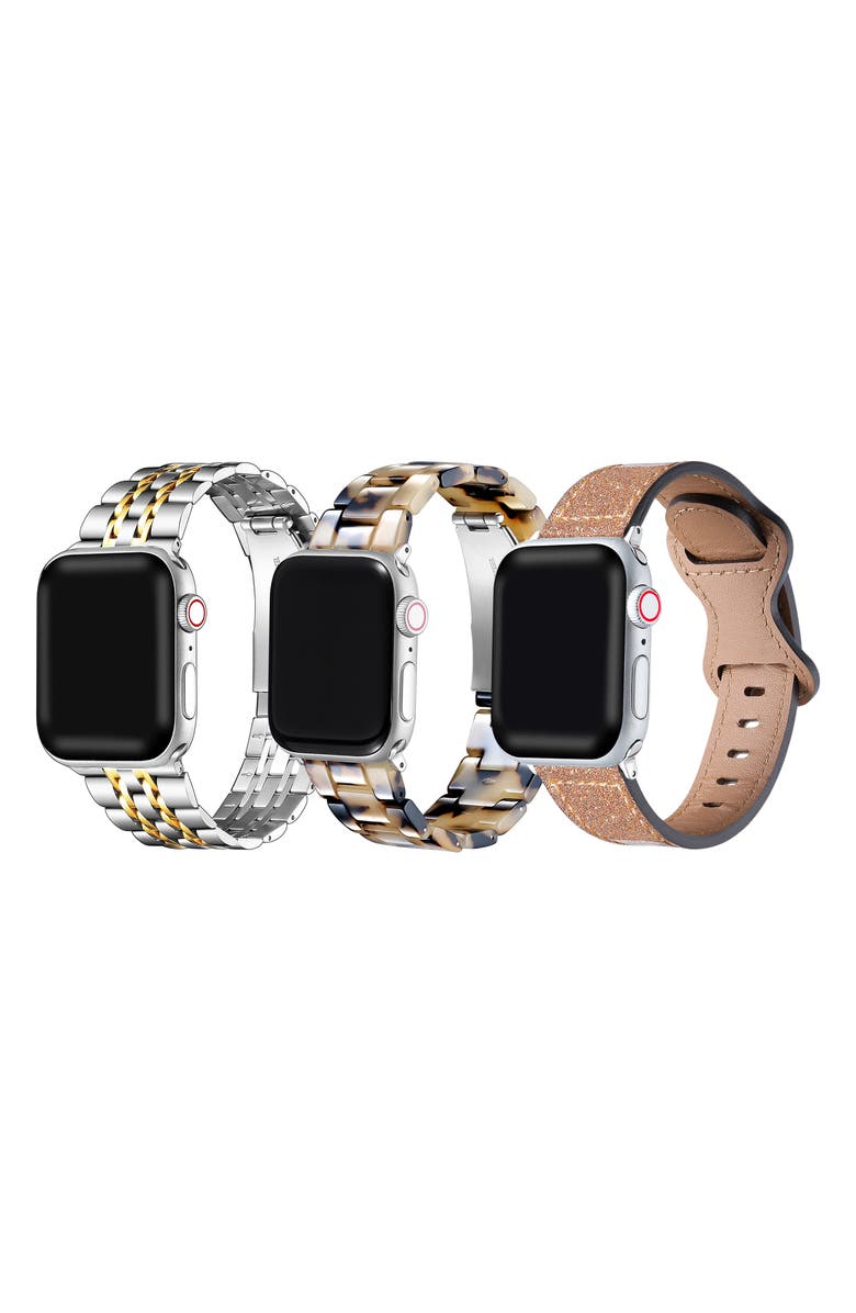 The Posh Tech Assorted 3-Pack 20mm Apple Watch® Watchbands | Nordstrom
