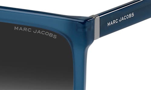 Marc Jacobs 57mm Flat Top Sunglasses In Blue