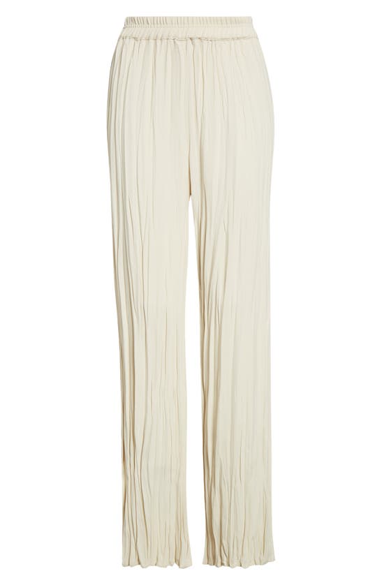 Bite Studios Maisie Plissé Pants In Cream